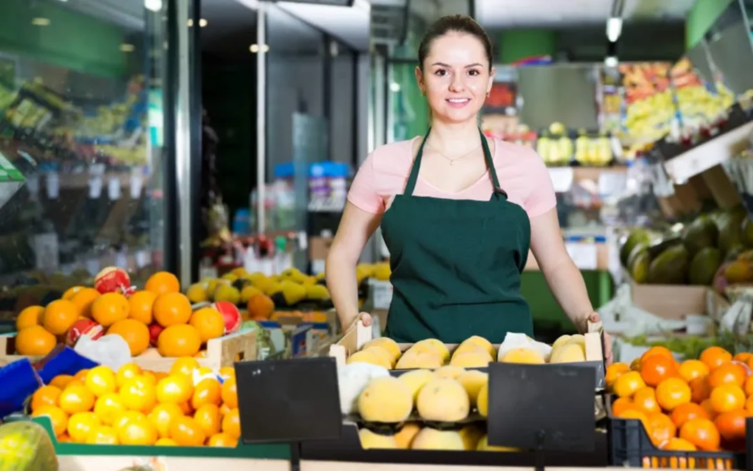 dependienta supermercado