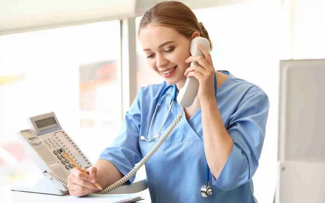 recepcionista dental