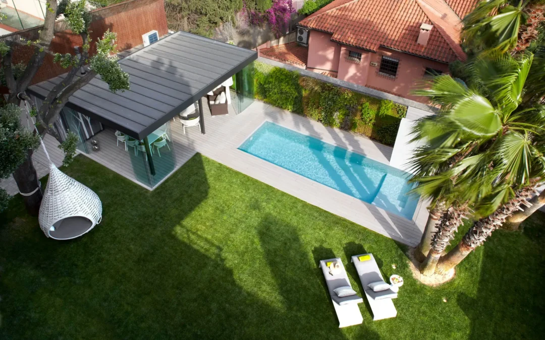 jardinero piscina