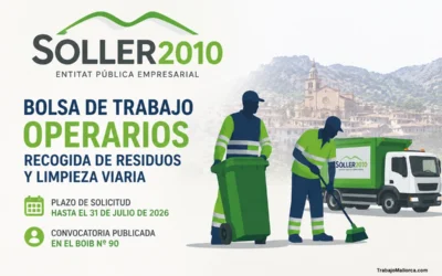 Sóller 2010 abre una bolsa de trabajo para operarios de recogida de residuos y limpieza viaria