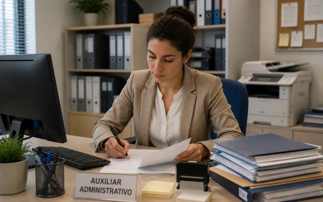 auxiliar administrativo petra
