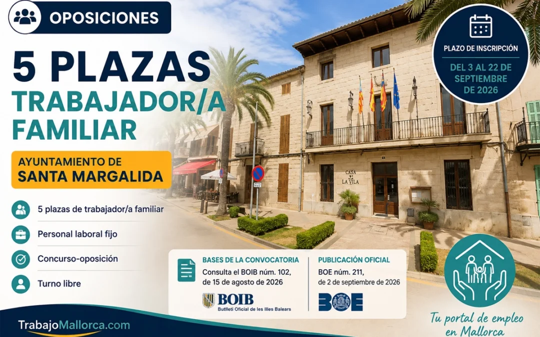 oposiciones santa margalida trabajador familiar